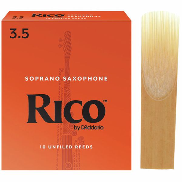 DAddario Woodwinds Rico Soprano Saxophone 3.5