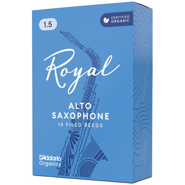 DAddario Woodwinds Royal Alto Saxophone 1.5