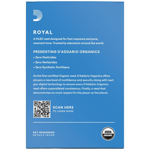 DAddario Woodwinds Royal Alto Saxophone 2.5