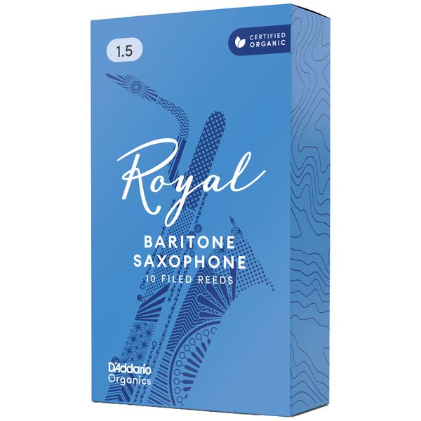 DAddario Woodwinds Royal Baritone Saxophone 1.5