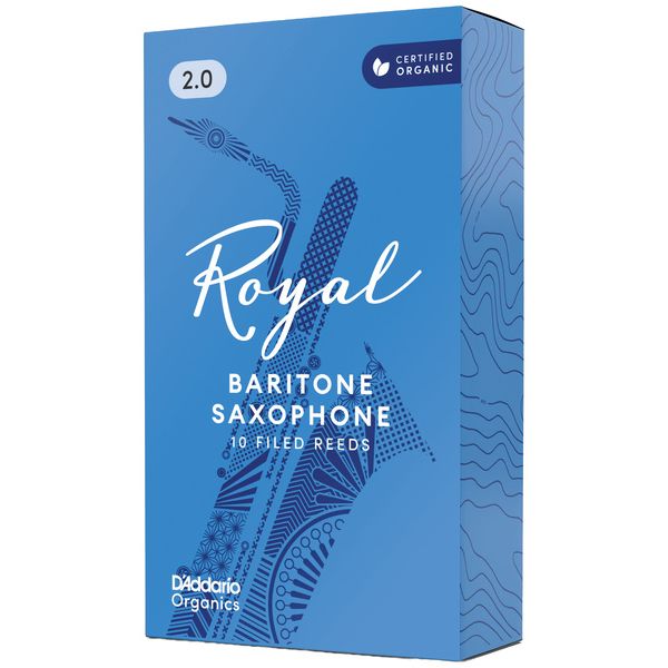 DAddario Woodwinds Royal Baritone Saxophone 2.0