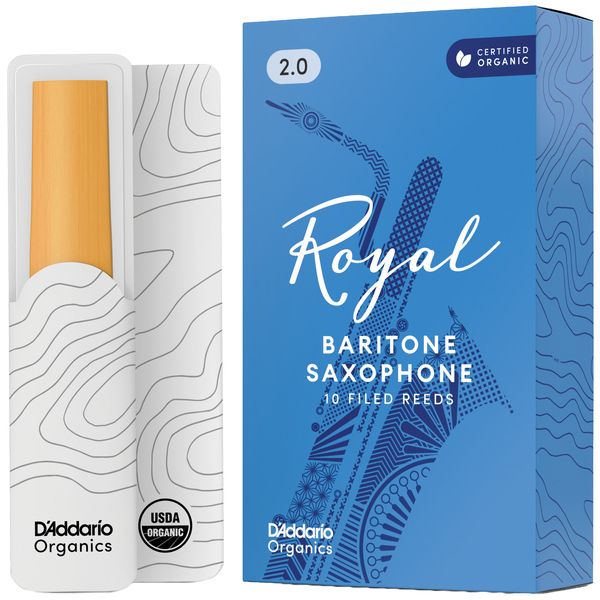 DAddario Woodwinds Royal Baritone Saxophone 2.0