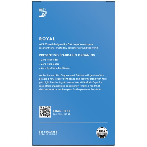 DAddario Woodwinds Royal Baritone Saxophone 2.0