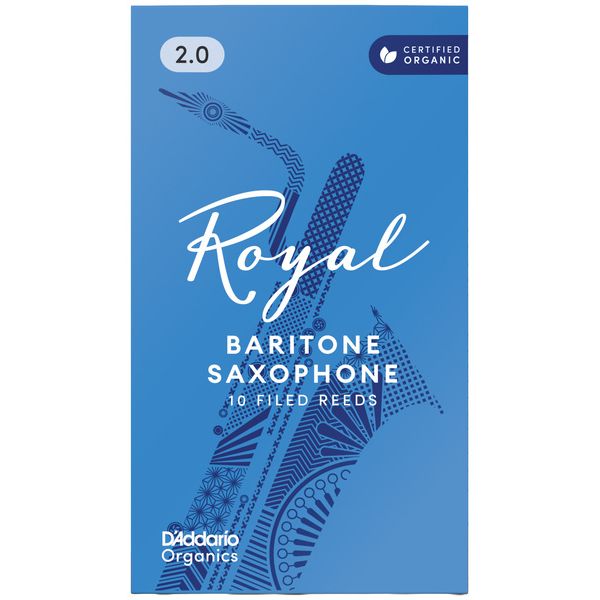 DAddario Woodwinds Royal Baritone Saxophone 2.0