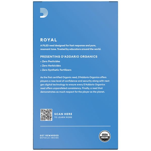 DAddario Woodwinds Royal Baritone Saxophone 3.0
