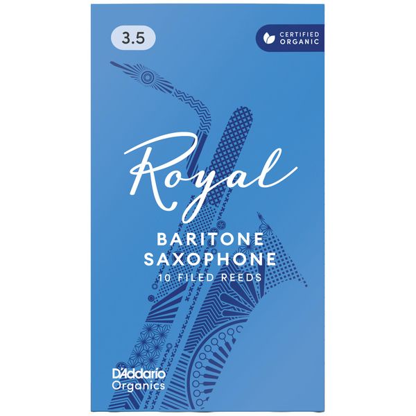DAddario Woodwinds Royal Baritone Saxophone 3.5