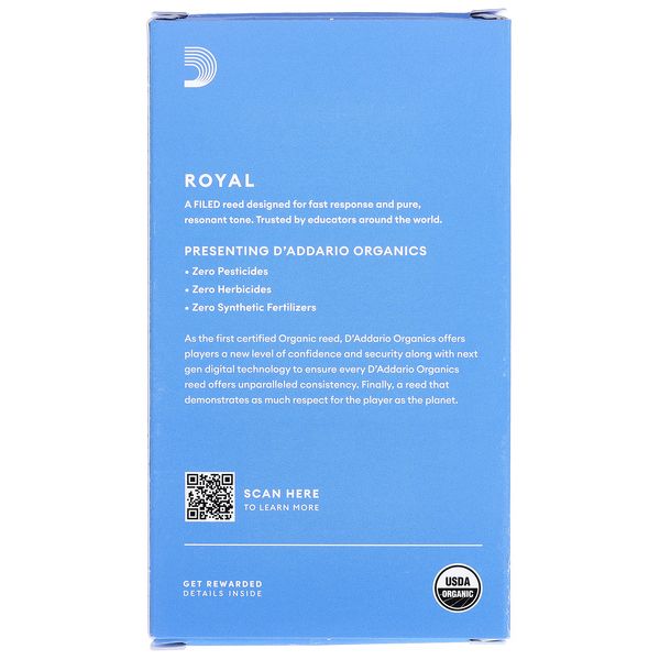 DAddario Woodwinds Royal Boehm Bass Clarinet 2.5