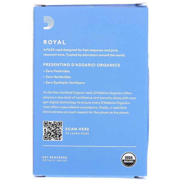 DAddario Woodwinds Royal Soprano Sax 2.0