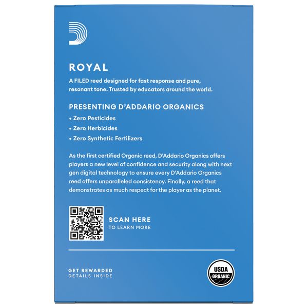 DAddario Woodwinds Royal Soprano Sax 2.5