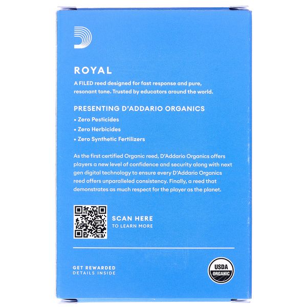 DAddario Woodwinds Royal Soprano Sax 3.0