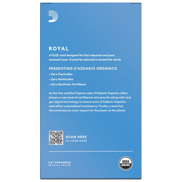 DAddario Woodwinds Royal Tenor Saxophone 2.5