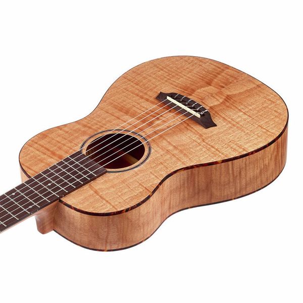 Guitare classique de voyage Cordoba Mini II Padouk ou Padauk Couleur  Naturel Etuis inclus Non Pan Coupé Non Micro Non Housse Non Largeur au  sillet 48 mm Table d'harmonie Epicéa massif Touche