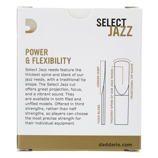 DAddario Woodwinds Select Jazz Filed Soprano 3H