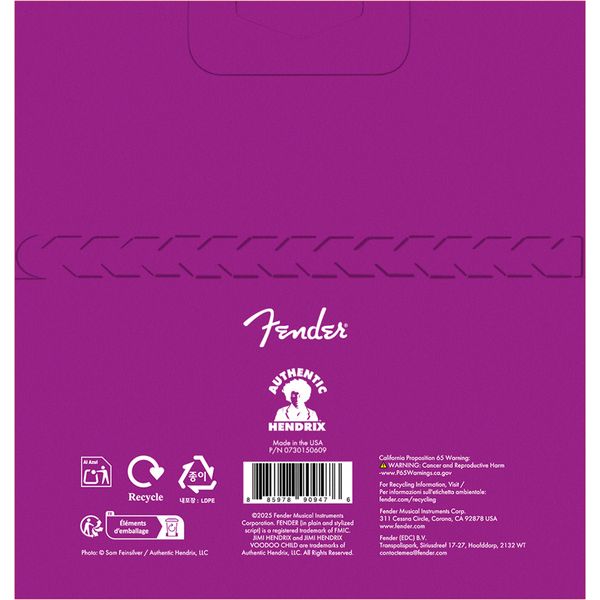 Fender Hendrix Voodoo Child BE Nckl