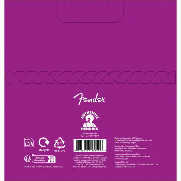Fender Hendrix Voodoo Child BU Nickel