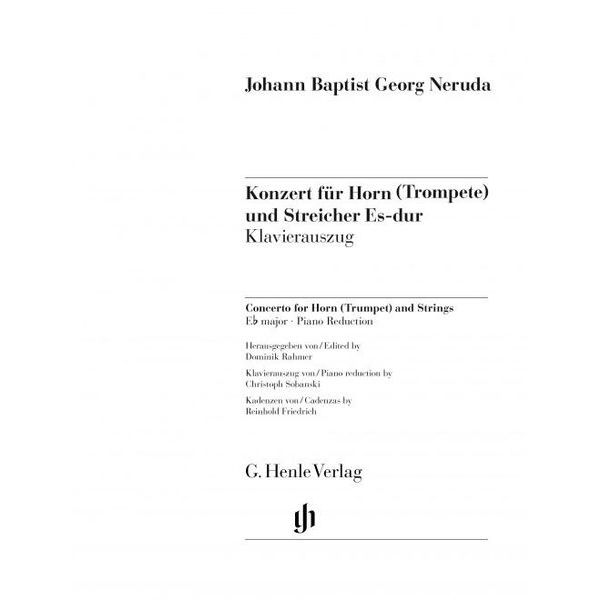 Henle Verlag Neruda Concerto Horn (Trumpet)