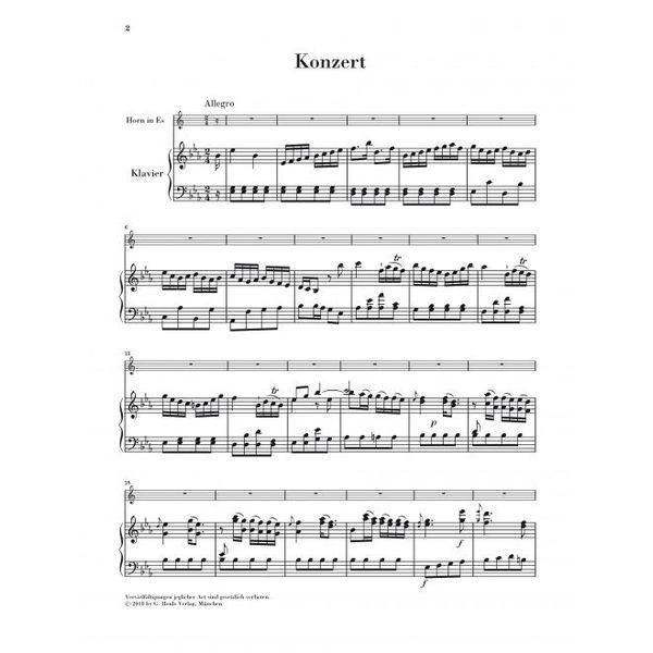 Henle Verlag Neruda Concerto Horn (Trumpet)