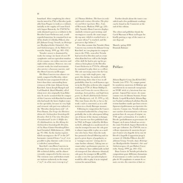 Henle Verlag Neruda Concerto Horn (Trumpet)
