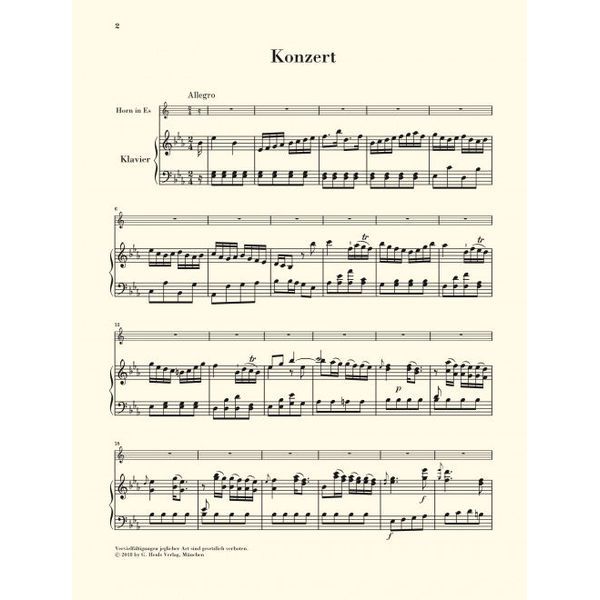 Henle Verlag Neruda Concerto Horn (Trumpet)