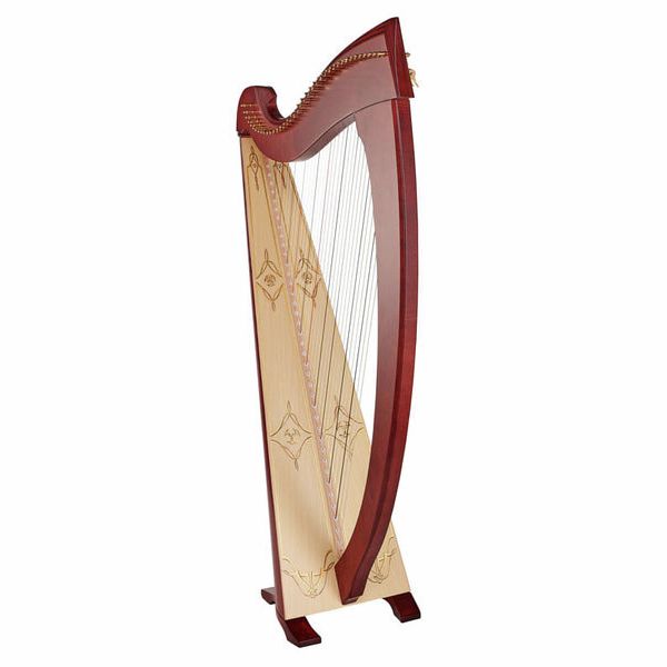 Salvi Una Deluxe Lever Harp Mahogany