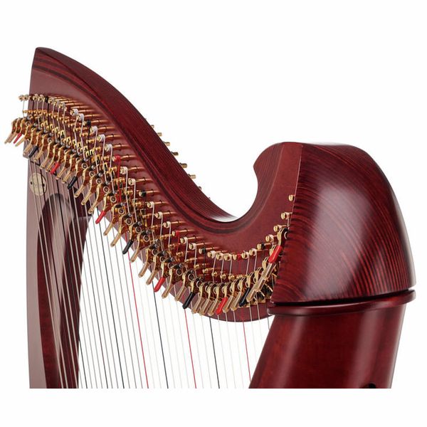 Salvi Una Deluxe Lever Harp Mahogany