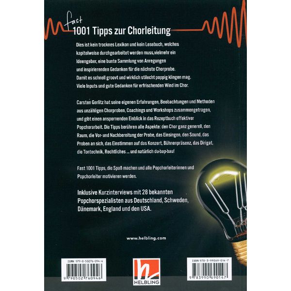 Helbling Verlag Popchor 1001 Tipps