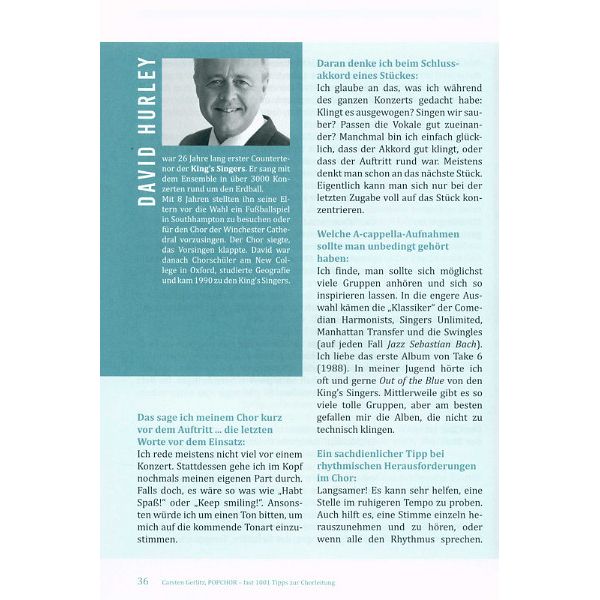 Helbling Verlag Popchor 1001 Tipps