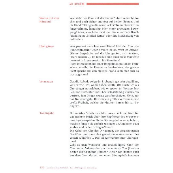 Helbling Verlag Popchor 1001 Tipps