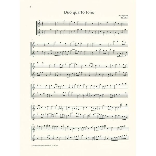 Schott Duets for Fun Treble Recorder