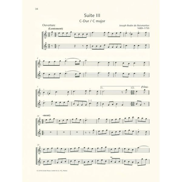 Schott Duets for Fun Treble Recorder
