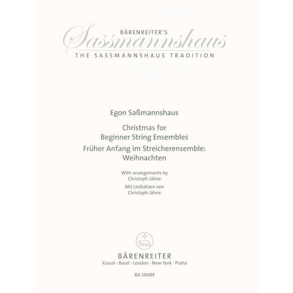 Bärenreiter Saßmannshaus Christmas String