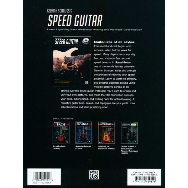 Alfred Music Publishing Speed Guitar