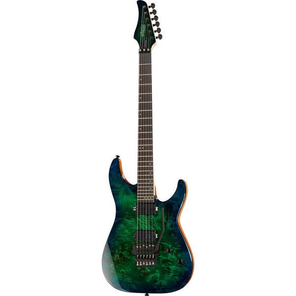 Schecter C-6 Pro FR Aqua Burst