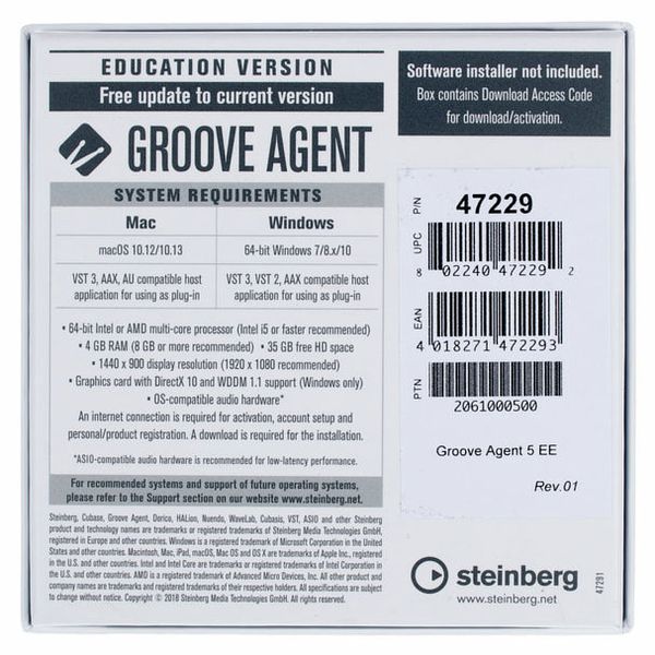 Steinberg Groove Agent 5 EDU