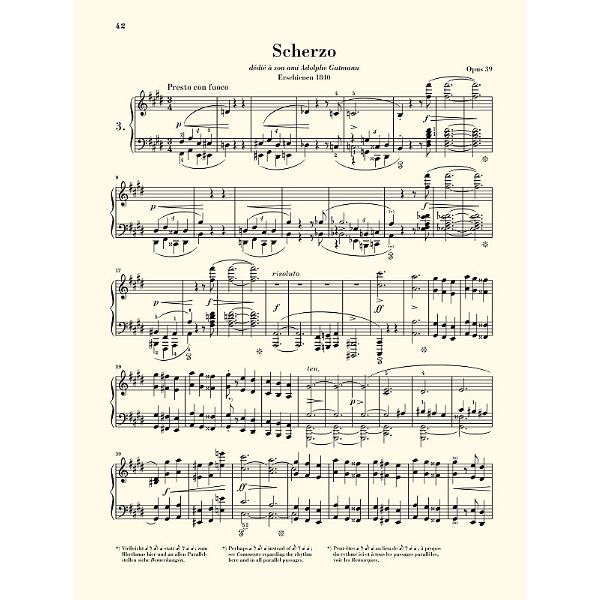 Henle Verlag Chopin Scherzi