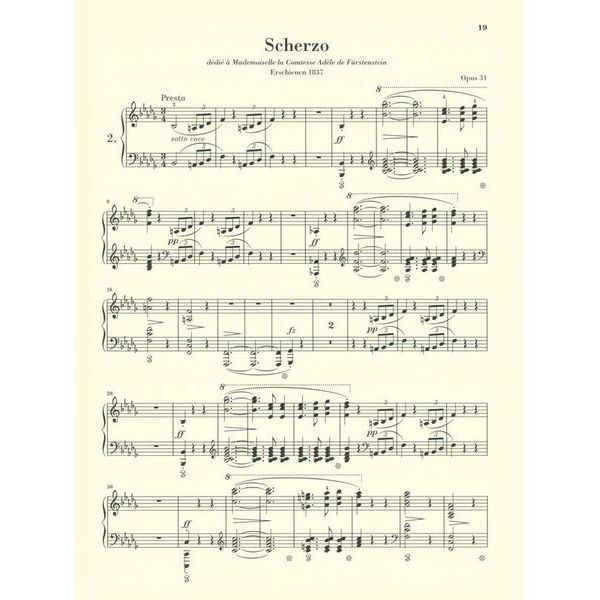 Henle Verlag Chopin Scherzi