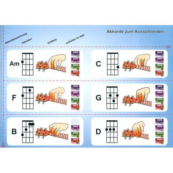 LeuWa-Verlag 24 Weihnachtslieder Ukulele