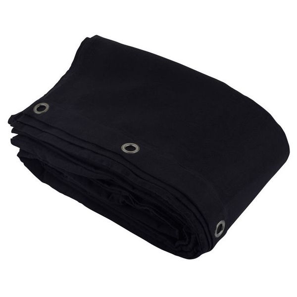 Stairville Curtain 160g/m² 5.0x6.0m Bk