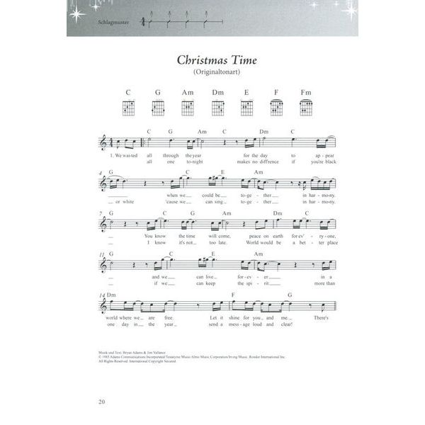 Schott Weihnachtsliederbuch Gitarre