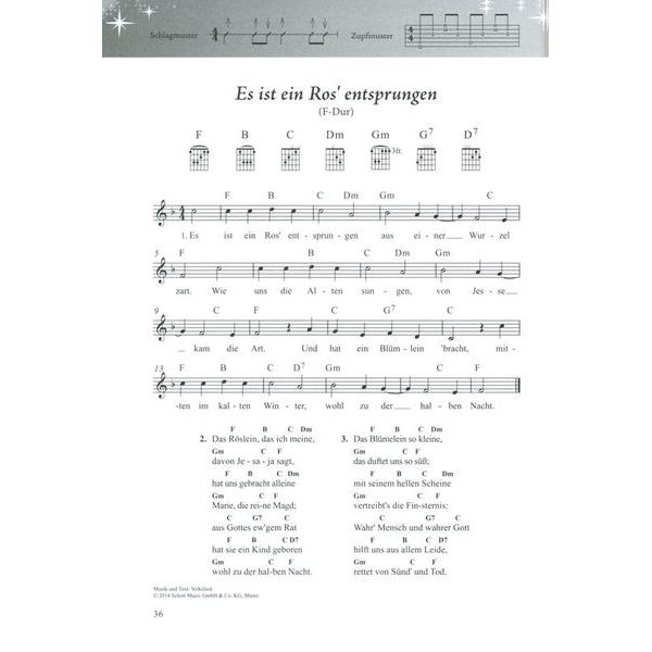 Schott Weihnachtsliederbuch Gitarre