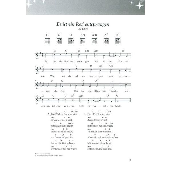 Schott Weihnachtsliederbuch Gitarre