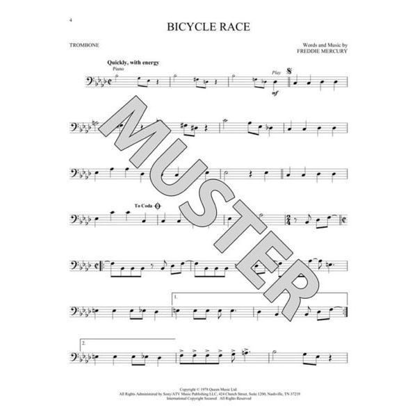 Hal Leonard Queen Trombone Play-Along