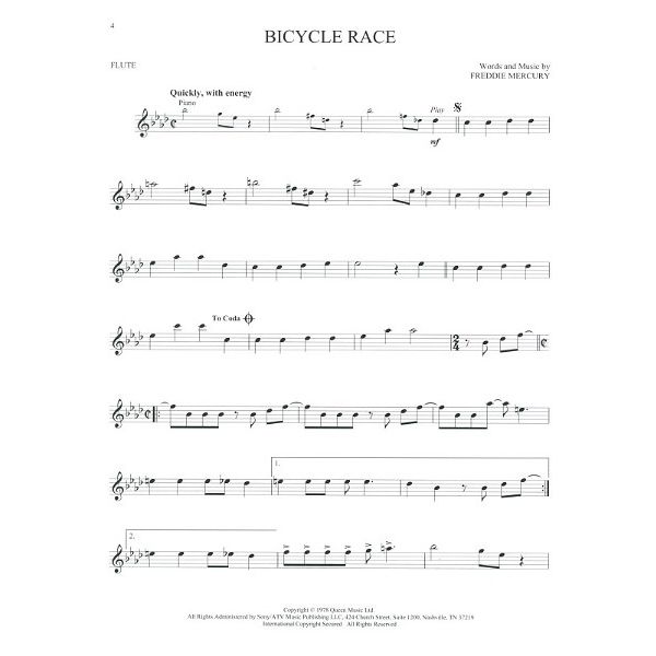 Hal Leonard Queen Flute Play-Along