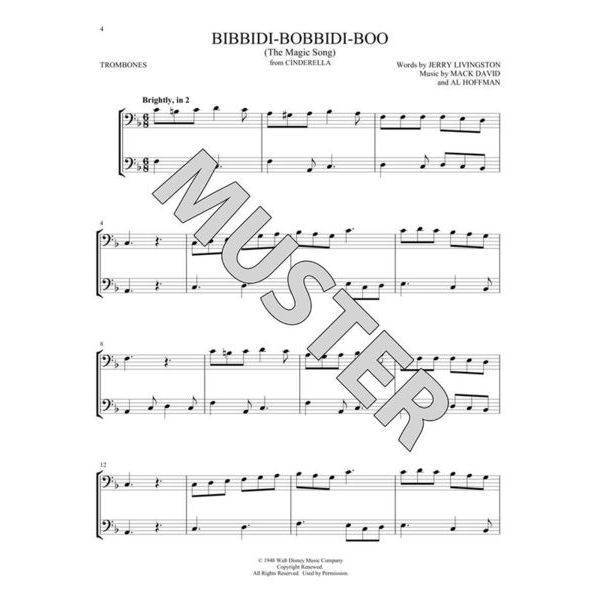 Hal Leonard Disney Songs For Two Trombone