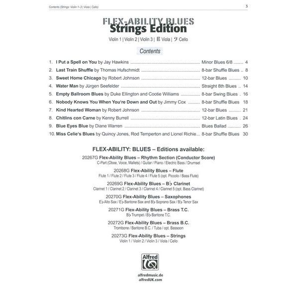 Alfred Music Publishing Flex-Ability Blues Strings