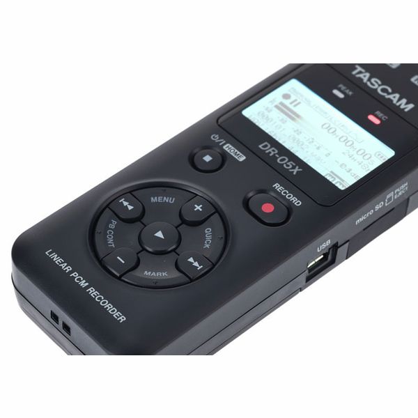 TASCAM-Grabadora de voz profesional DR05x DR-05X, grabadora de voz Digital  portátil, MP3, pluma de grabación, interfaz de Audio USB, nueva versión