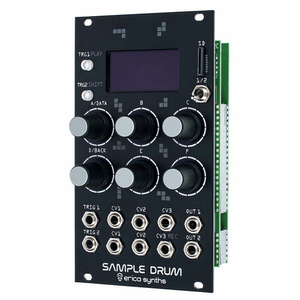 特価大特価送料無料! Erica Synths SAMPLE DRUM ドラムサンプラー ユーロラック モジュラーシンセ 中古 intellijel makenoise TipTop 音源モジュール