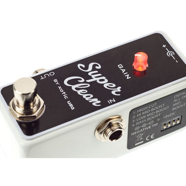 Xotic Super Clean Buffer EQ Pedal