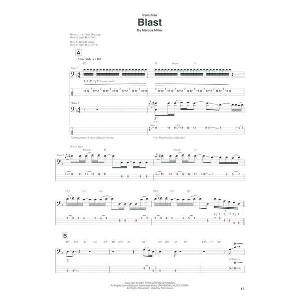 Hal Leonard Best Of Marcus Miller Bass