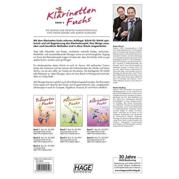 Hage Musikverlag Klarinetten Fuchs 2